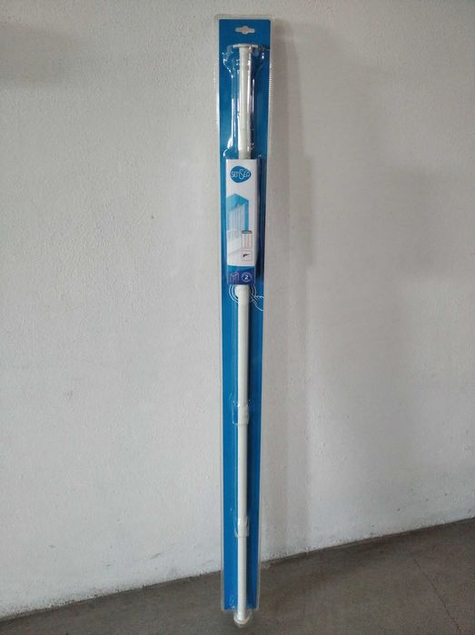 Varão extensível para cortina de duche