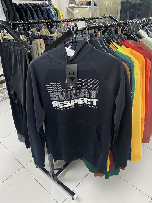 Худі Under Armour Project Rock Rival Fleece Hoodie оригінал