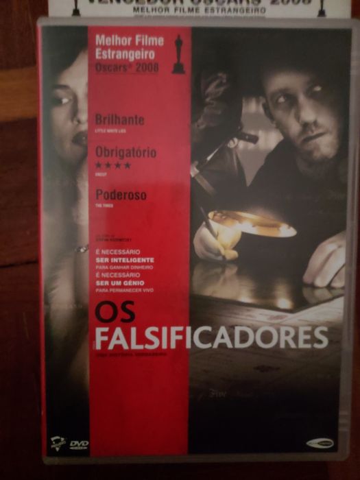 DVD OS FALSIFICADORES. NOVO POR abrir.
