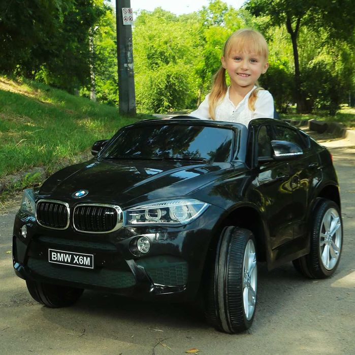 СуперЦіна‼️Дитячий Електромобіль BMW X6M BLACK,WHITE • Дитяче Авто БМВ