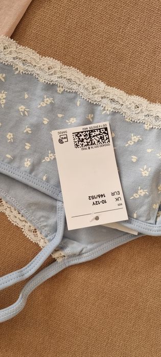 H&M білизна комплект трусики +топ