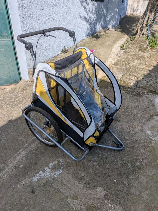 Atrelado bicicleta dois lugares