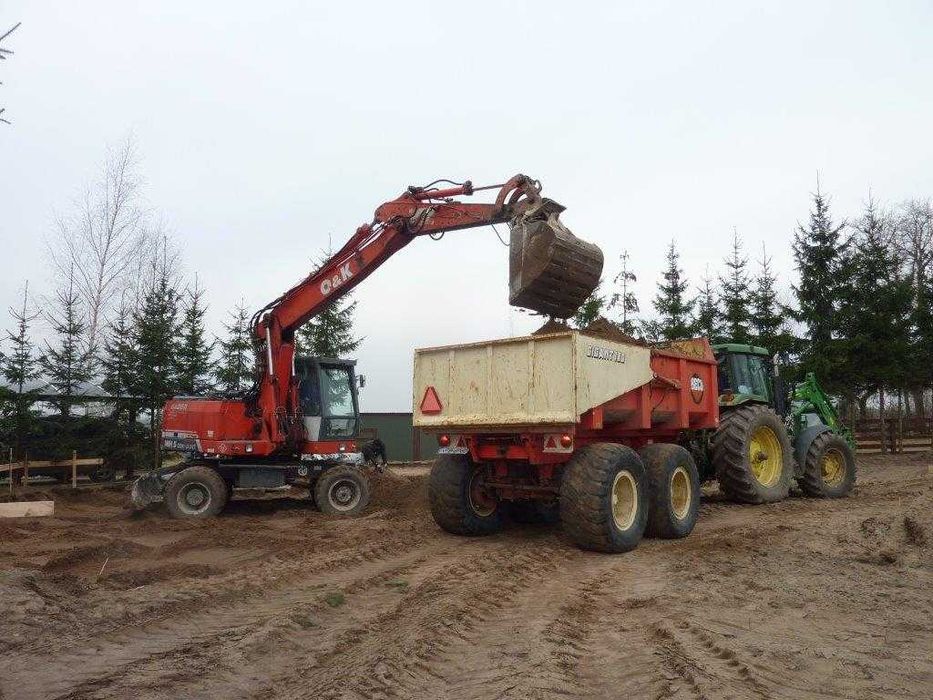 Usługi koparką prace ziemne koparka JCB JS145,JS131, wykopy melioracja