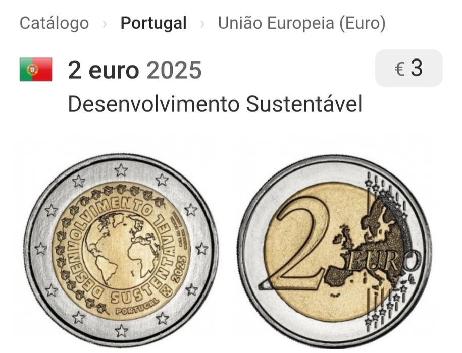 Moeda 2€, Portugal 2025