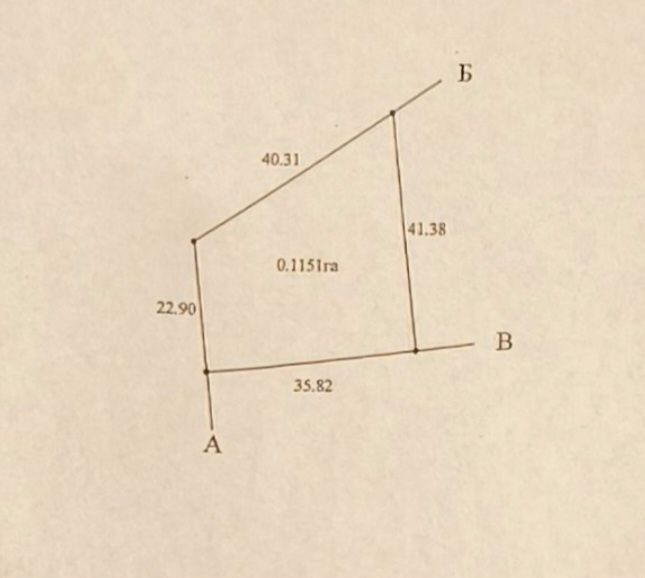 Продаж земельної ділянки під будівництво у с. Голишів