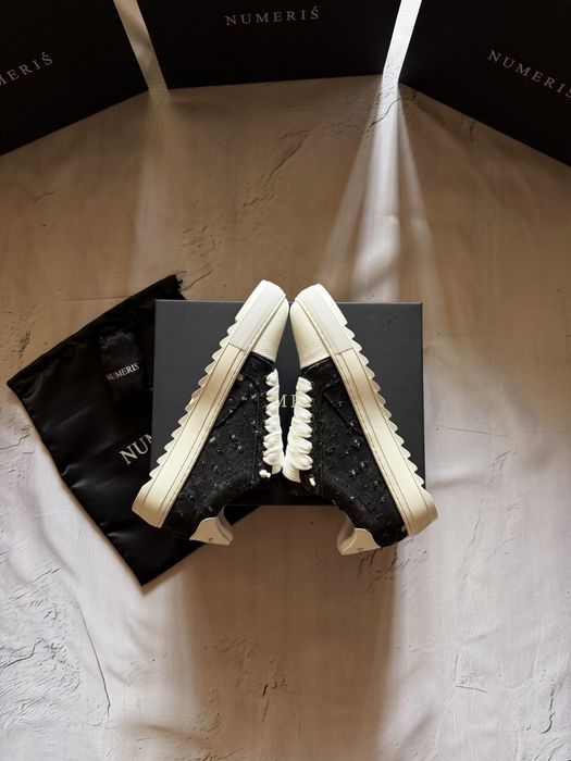 NUMERIS Atelier Acrylic Sneakers нумеріс ателі Denim/ денім чорні
