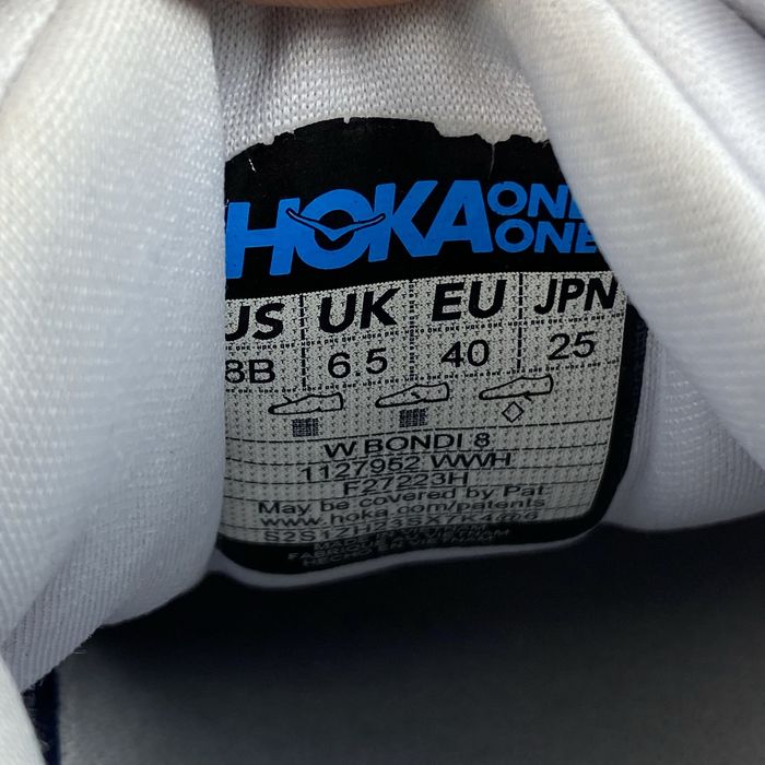 р.40 Оригінал! Hoka Bondi 8 колір білий Кросівки для бігу/залу