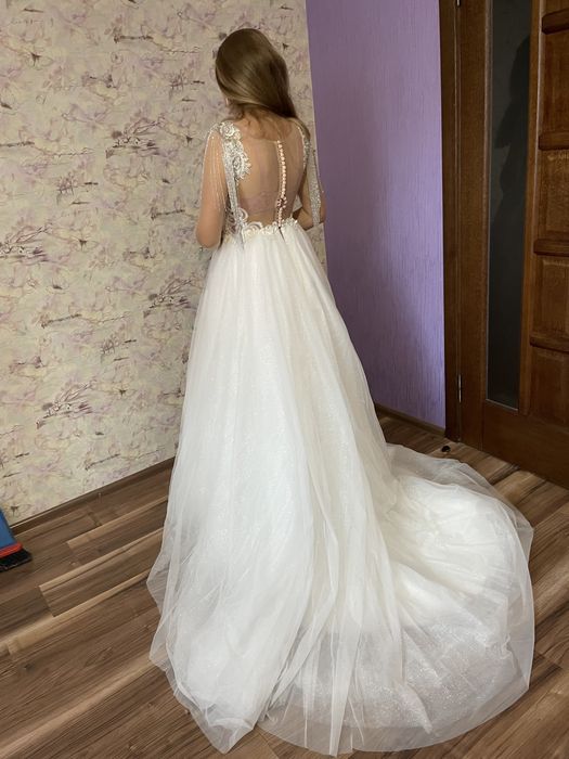 Плаття весільне Зефір 44 розмір