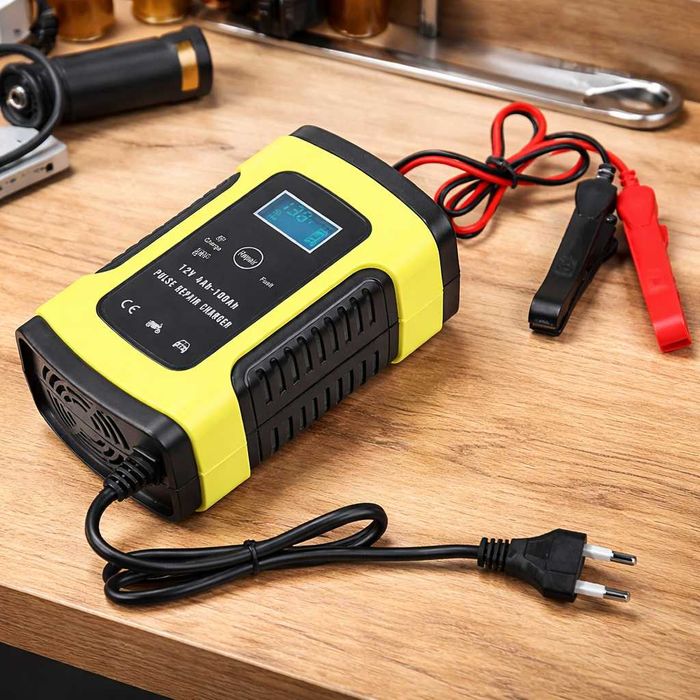 Автоматичний зарядний пристрій 12V 6A зарядка для аккумулятора