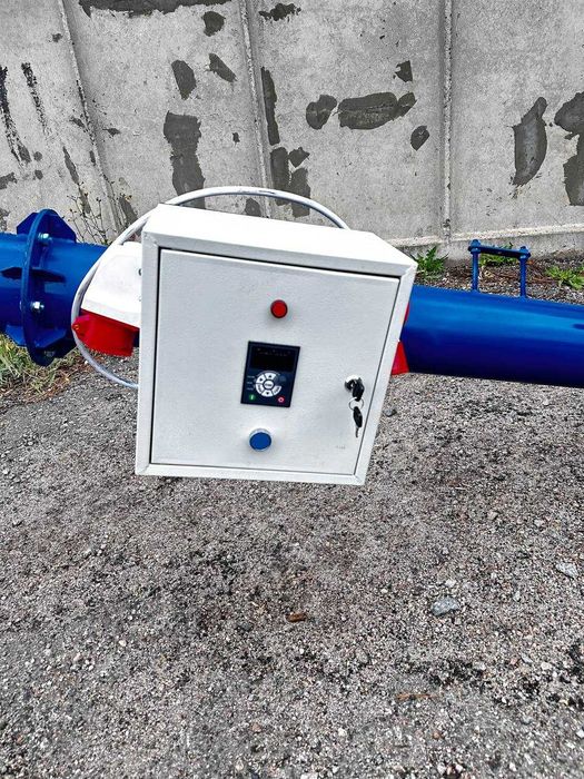 Транспортер зерна, шнековый погрузчик, винтовой конвейер 133 мм, 2 м