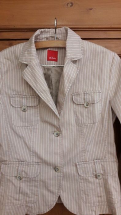 S OLIVER elegancki żakiet jak nowy, klasa cotton extra M/38