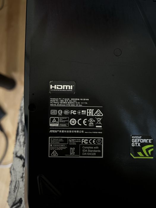 Продам ноутбук MSI Gaming Series G