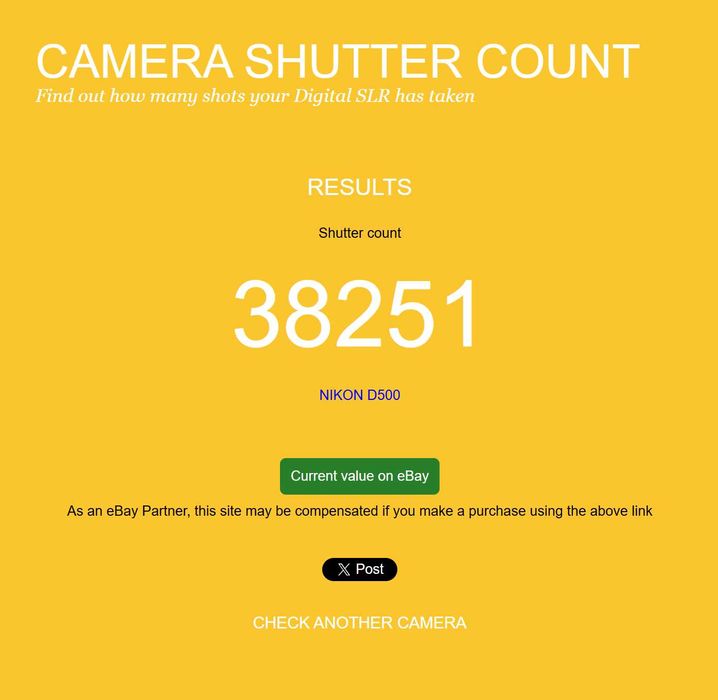 Aparat Nikon D500 38k