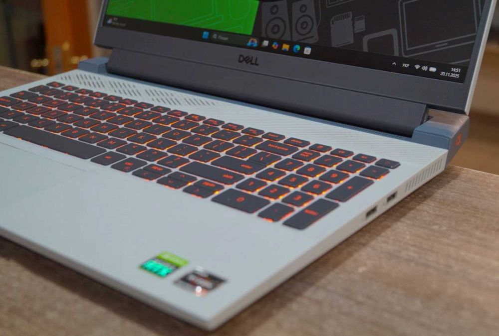 ГАРАНТІЯ Dell G15 (120Гц/Ryzen 5 5600H/RAM 16/SSD 512/RTX 3050)TVOYO