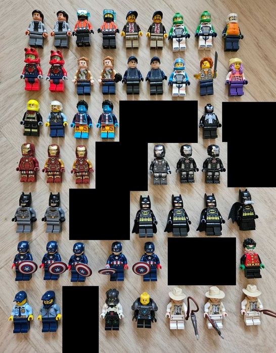 LEGO Figurki Ninjago Star Wars Marvel DC Minecraft Jurra Park City NEW