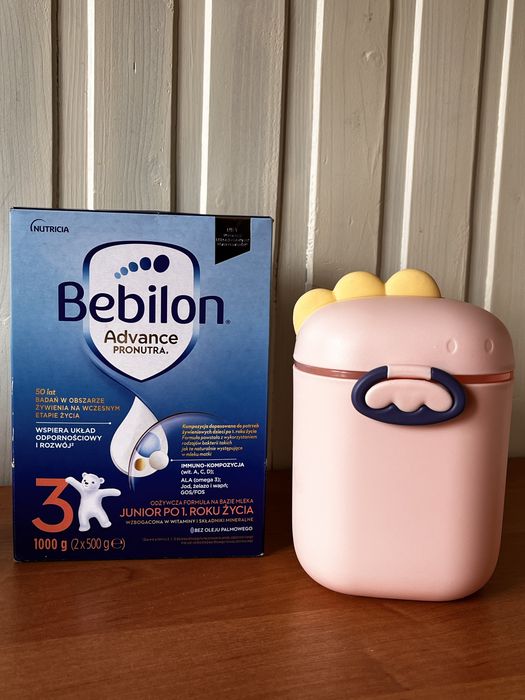 Bebilon mleko+ pojemnik na mleko