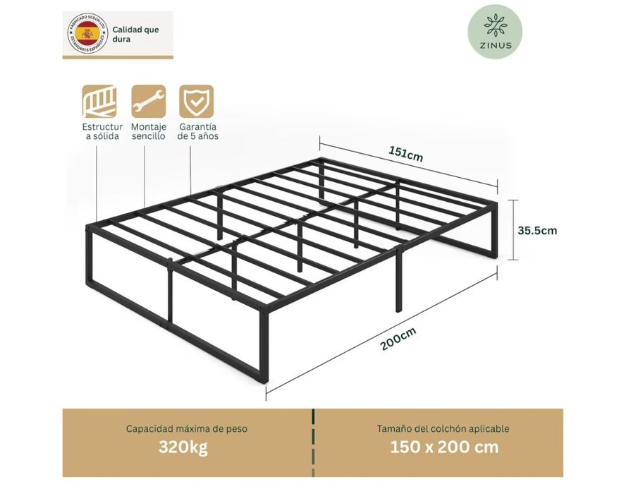 Cama com colchão