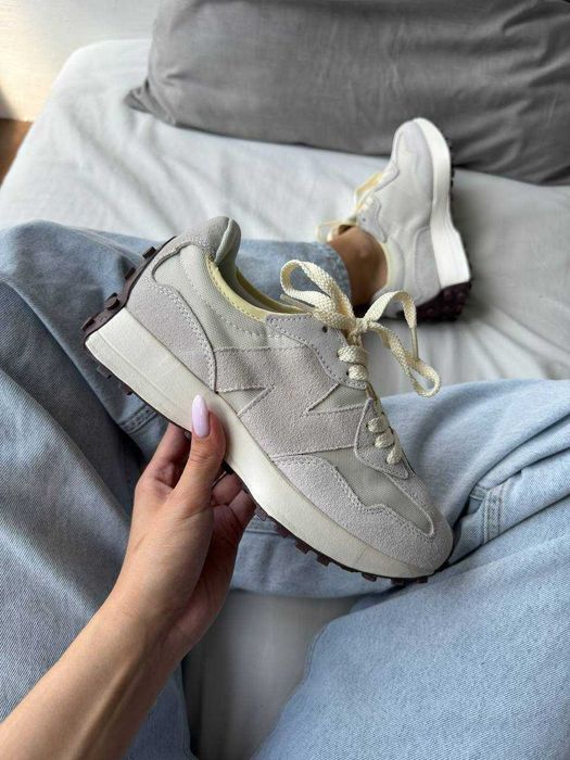 Женские кроссовки New Balance 327 beige / Нью Беленс 327 бежевые 36 37 38 39 40