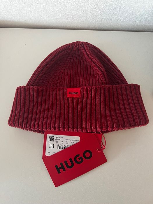 Czapka Hugo bordowa