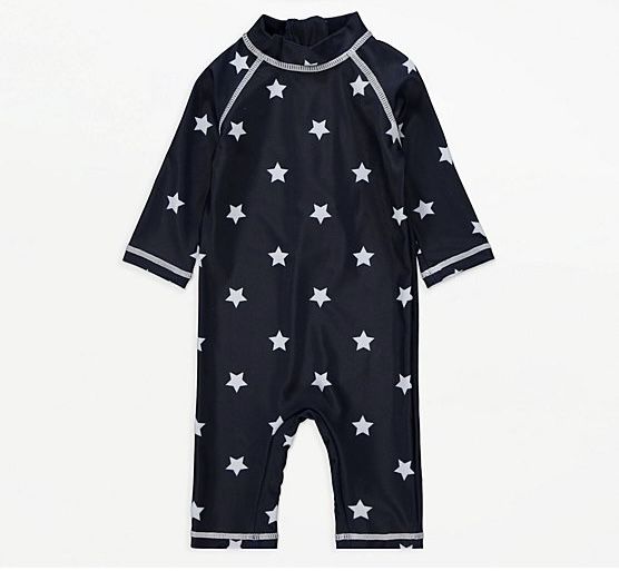 62-68 George 3-6 mies. UPF40+ strój przeciwsłoneczny ochronny granat