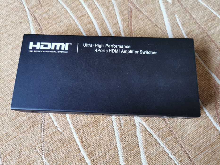 HDMI Switcher przełącznik 4 wejścia