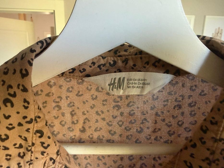 Sukienka H&M w panterkę 128