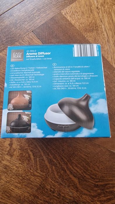 Dyfuzor Zapachowy Nawilżacz Spa