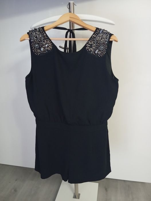 Macacão preto da Zara, tamanho L