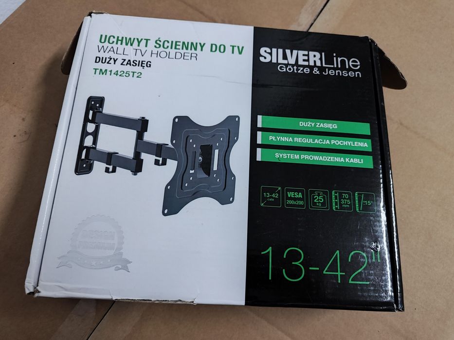 Uchwyt ścienny do Telewizora. Wall TV Holder. SilverLine