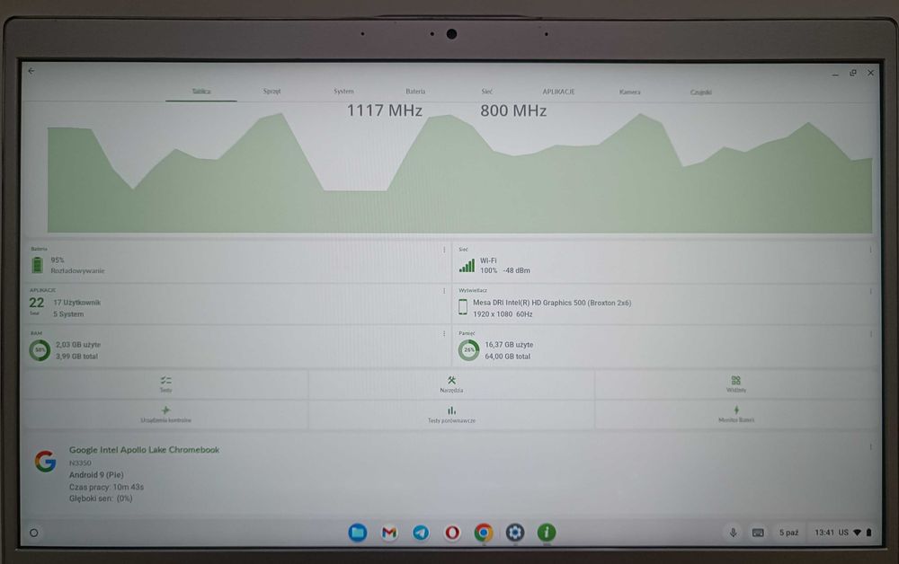 Acer Chromebook CB514-1H N18Q3 14 " Intel Celeron N 4 GB / 64 GB