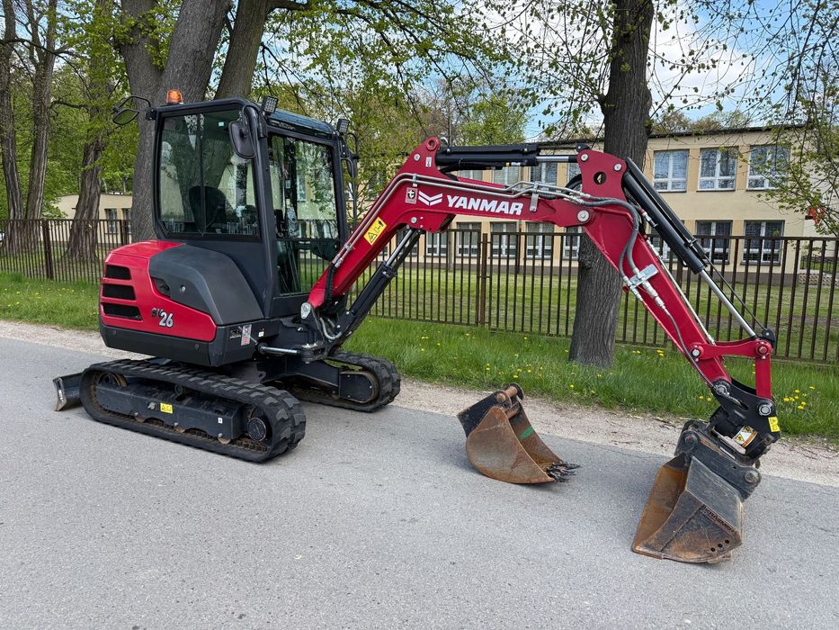 Yanmar Minikoparka SV26  | Tylko 300 Mth | ADVANCE | Powertilt | Złącze MS03 | 2 Łyżki |