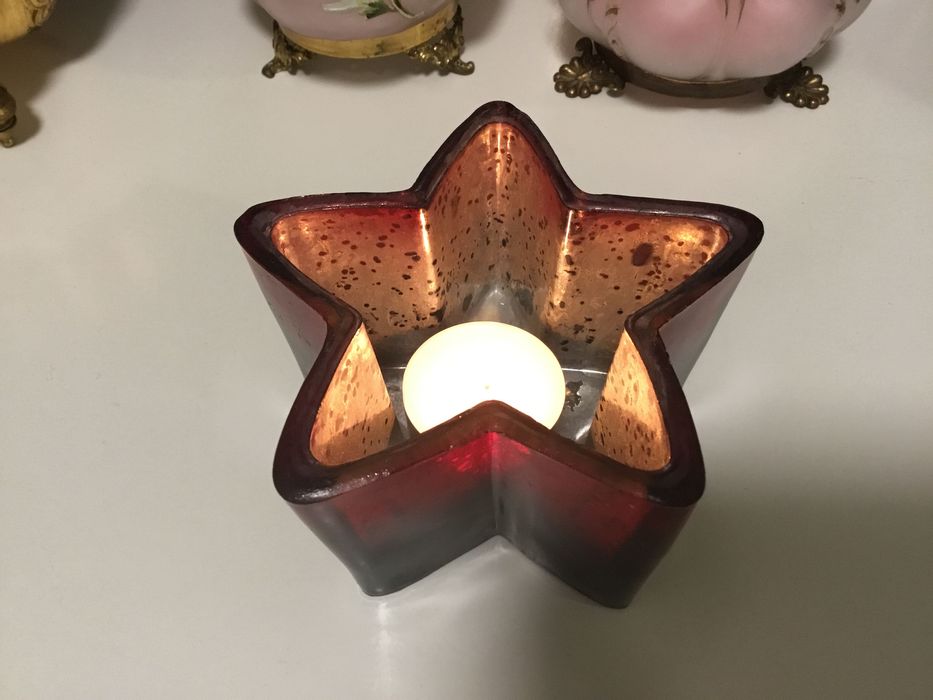 Castiçal em forma de estrela