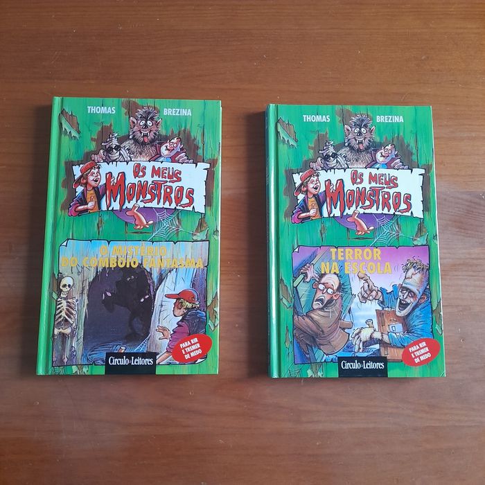 Os meus mostros livros coleção