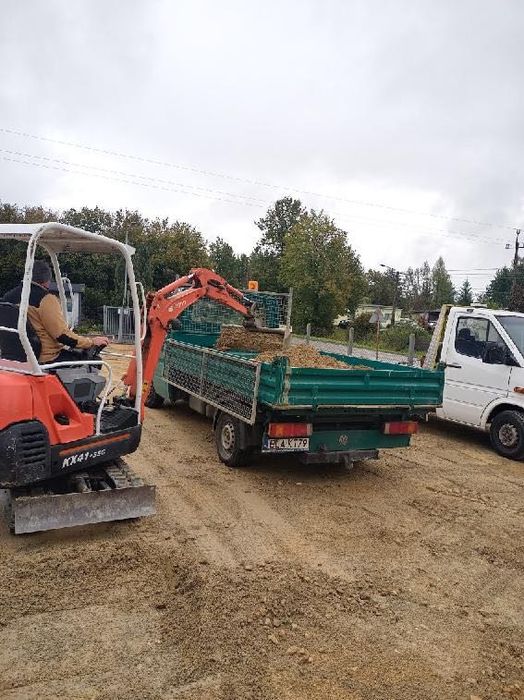 Minikoparka minitraktor glebogryzarka  koszenie ładowarka