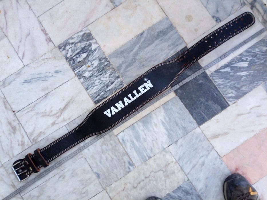 Cinto em cabedal van allen 118cm