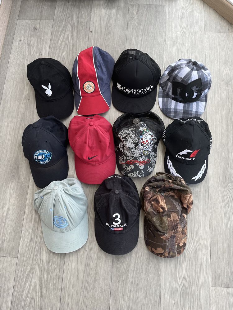 Кепка playboy,adidas bayern munchen,dc,fubu,nike,ed hardy,polo,formula ...