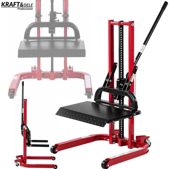 KRAFT&DELE Podnośnik Jednokolumnowy Mobilny 900kg 70-800mm KD5805