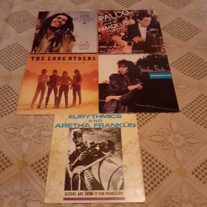 Maxi Single - James Brown, Tina Turner, The Long Ryders e outros