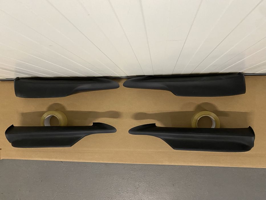 SPLITTERS FRONTAIS LIPS SPOILERS PALAS ABAS FRENTE LÂMINAS BMW Série 3 E90 E91 PACK M PERFORMANCE PRE LCI / LCI