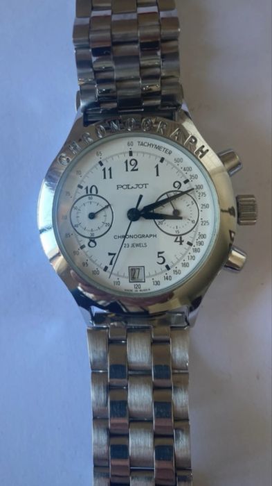 Relógio Poljot Cronógrafo.