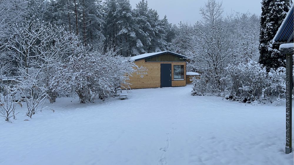 Domek z balią i sauną na Kaszubach