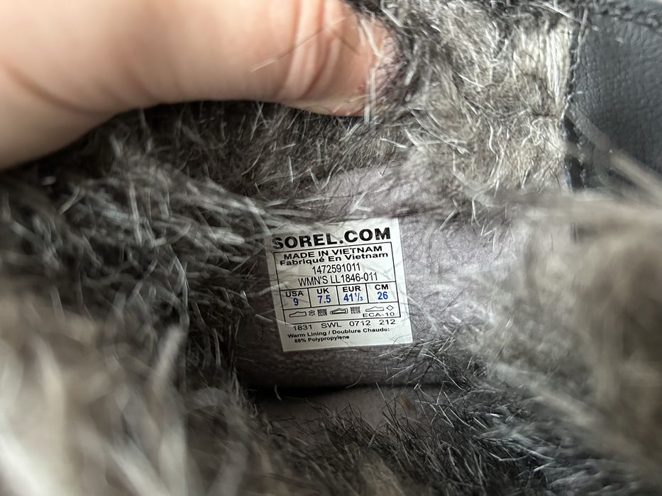 Sorel waterproof черевики чоботи 41 р уст див