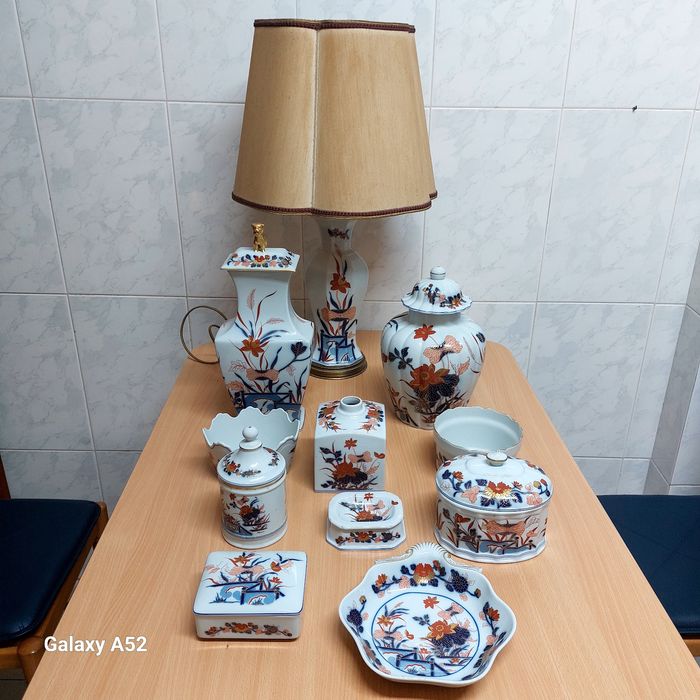 Várias peças decoração Vista Alegre Imari