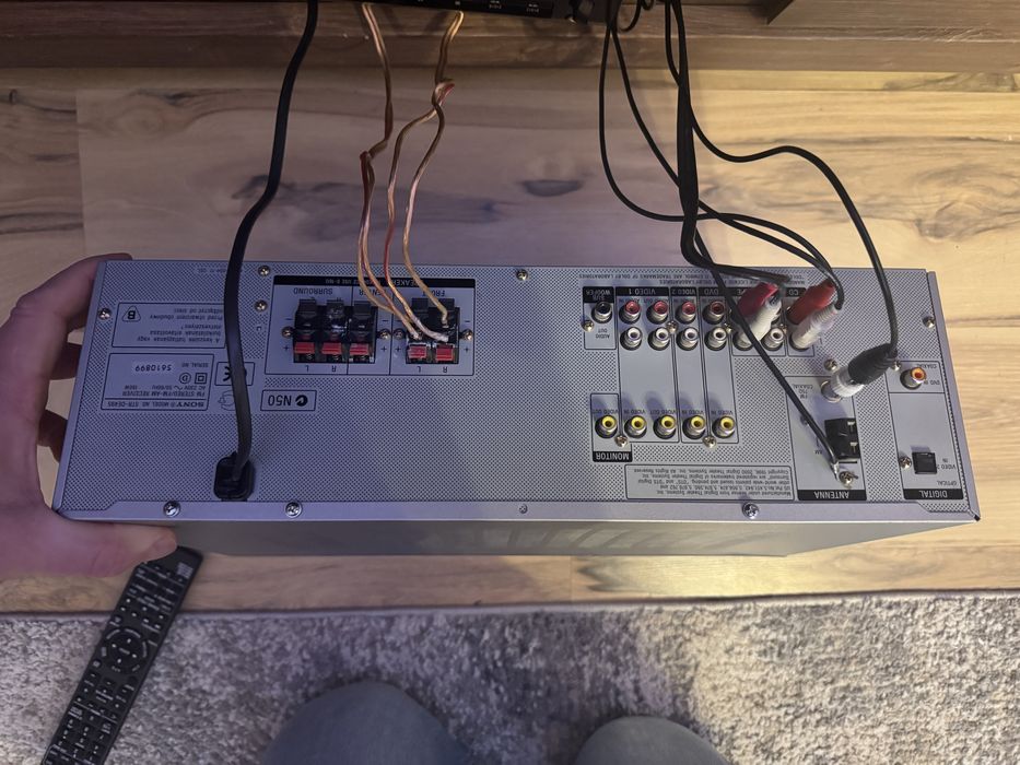 Amplituner Sony STR-DE495 - 5.1 - nowy pilot - po przeglądzie