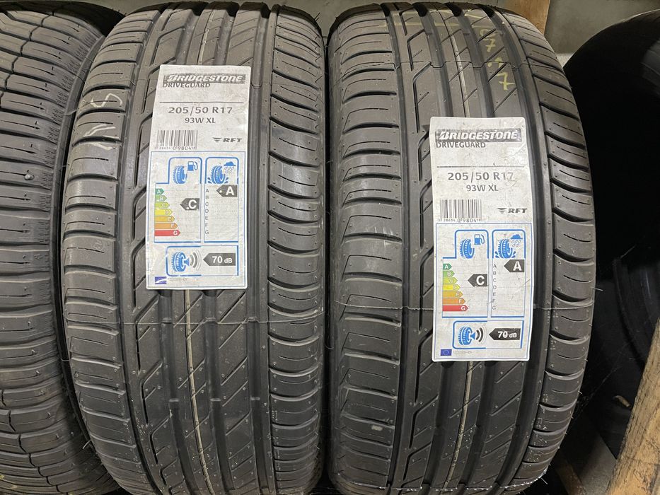 Шини нові 205/50R17 Bridgestone Driveguard RFT 2шт