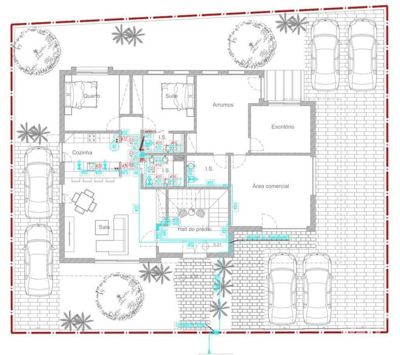 Terreno em Gafanha da Encarnação de 278,00 m2