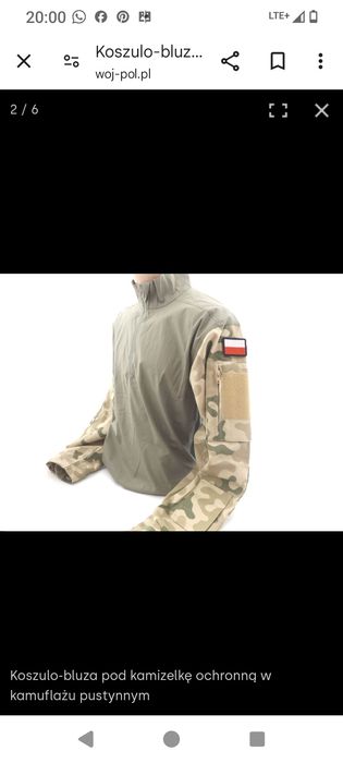 Koszulkabluza pod kamizelkę ochronną