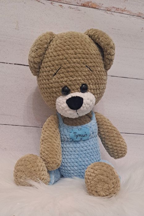 Miś handmade rękodzieło na szydełku