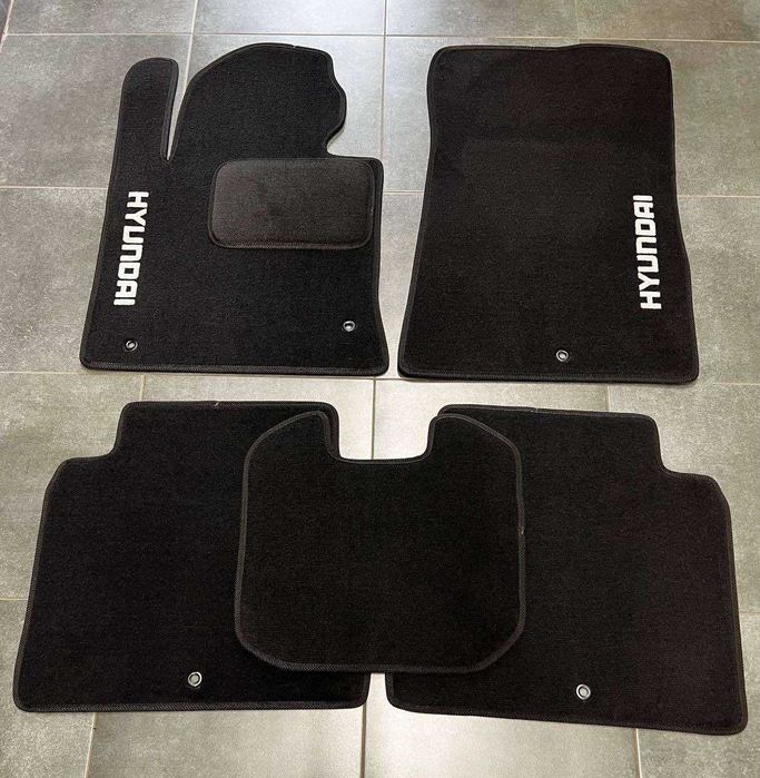Ворсові коврики для Хюндай\ Hyundai Elantra \ Accent \ Creta\ Santa Fe