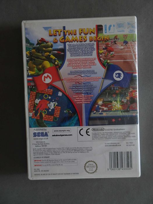 Jogo WII - Mario & Sonic at the Olympic Winter Games Beijing